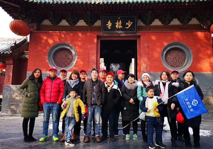 Warmly welcome the distributors of Guilin, Guangxi to visit Nongda Biochemical Company and visit Shaolin Temple.(ͼ3)